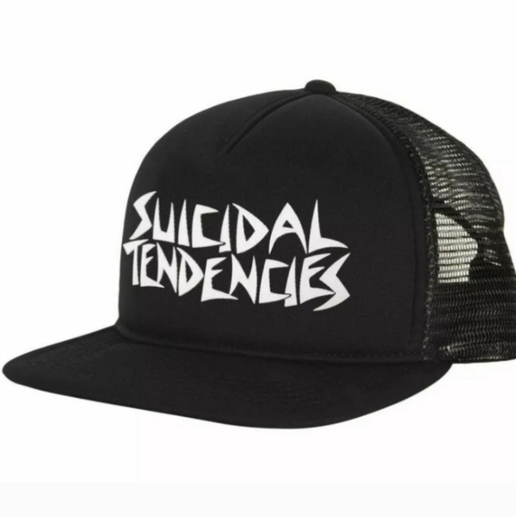 Suicidal Tendencies Flip Bill Black Trucker Hat - Picture 3 of 3